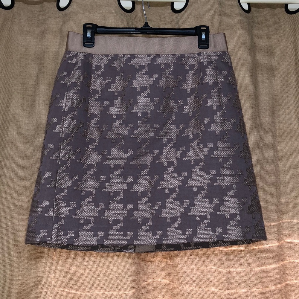 Loft Taupe/Tan Skirt Petite 8